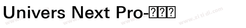 Univers Next Pro字体转换